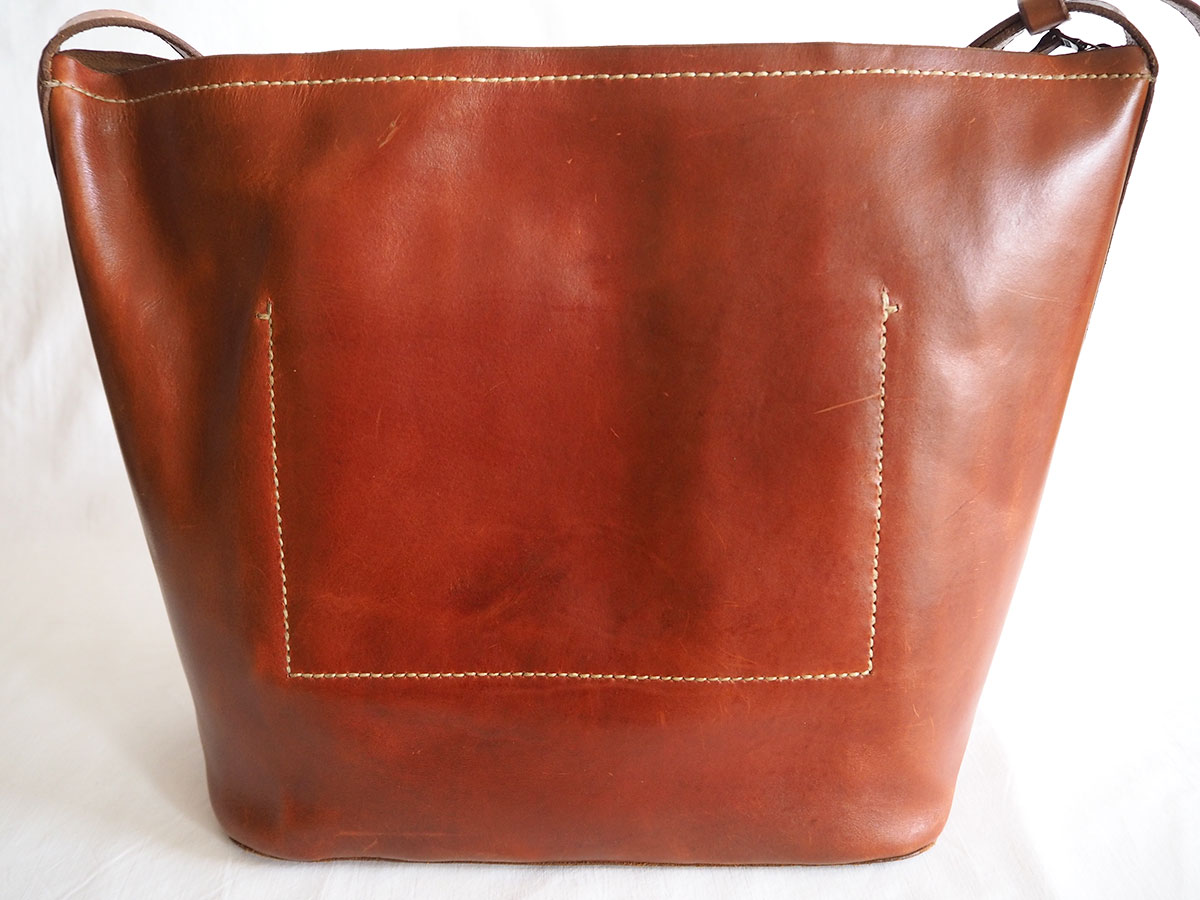 Henry Cuir / アンリークイール, Vintage Leather Shoulder Bag - Tan