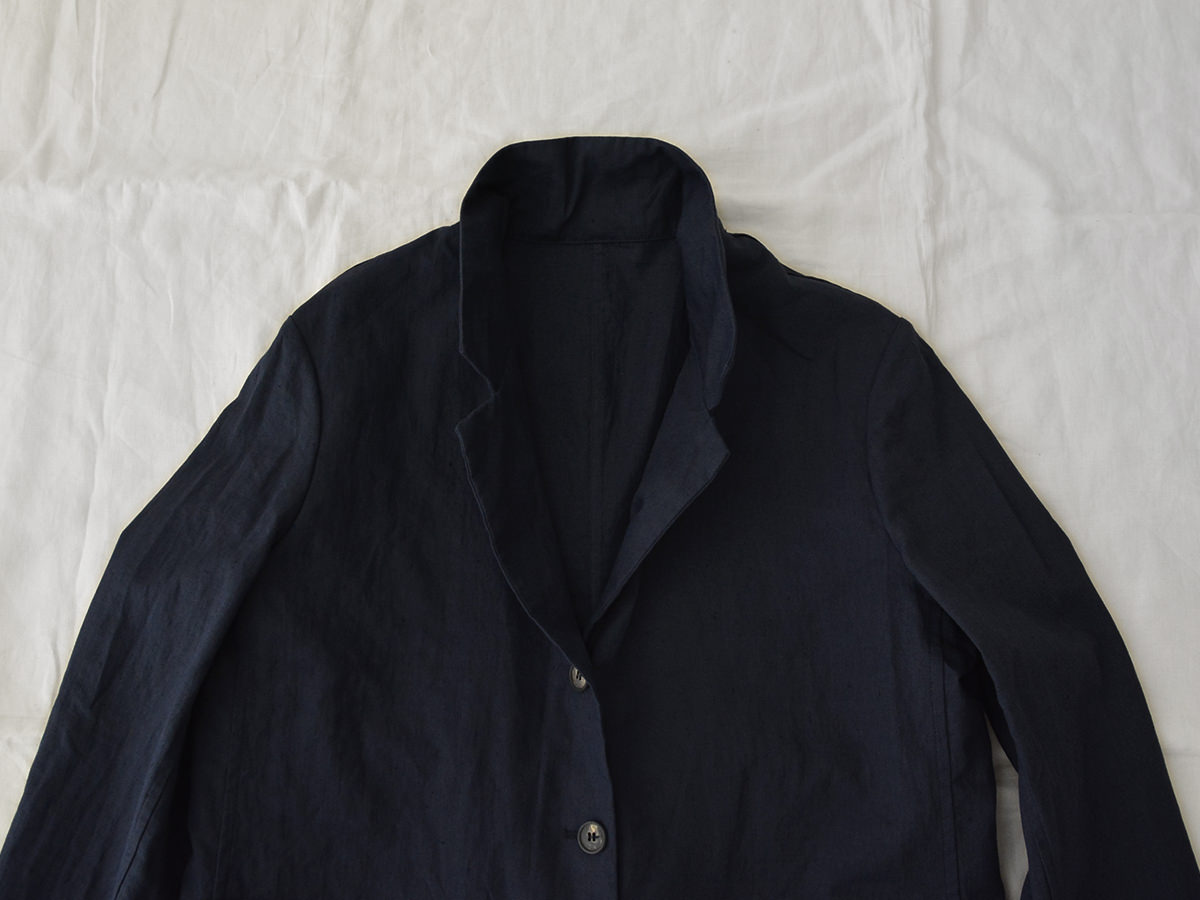 Bergfabel / バーグファベル, Walking Jacket Linen Cotton   Night