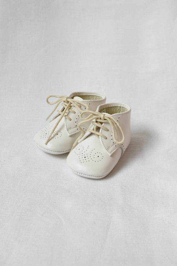 PePe / ぺぺ, Baby Shoes 0122 Heritage - Cream - MAKIE HOME