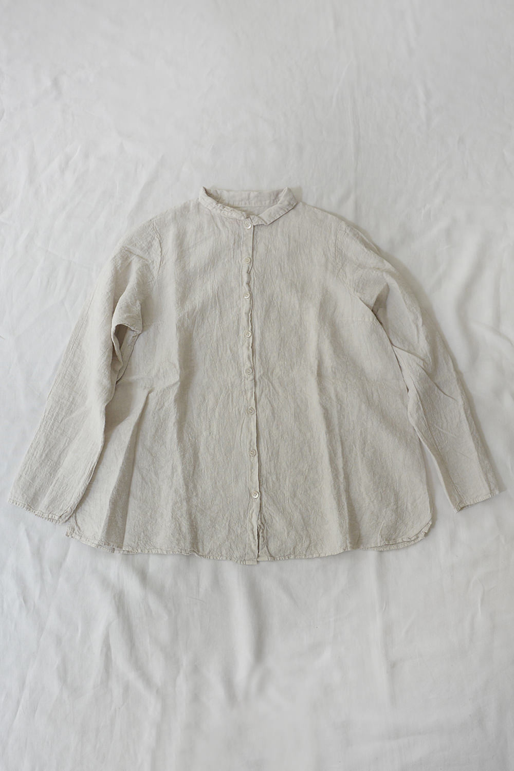 Manuelle Guibal / マニュエルギバル, Linen Shirt Oli - Clay