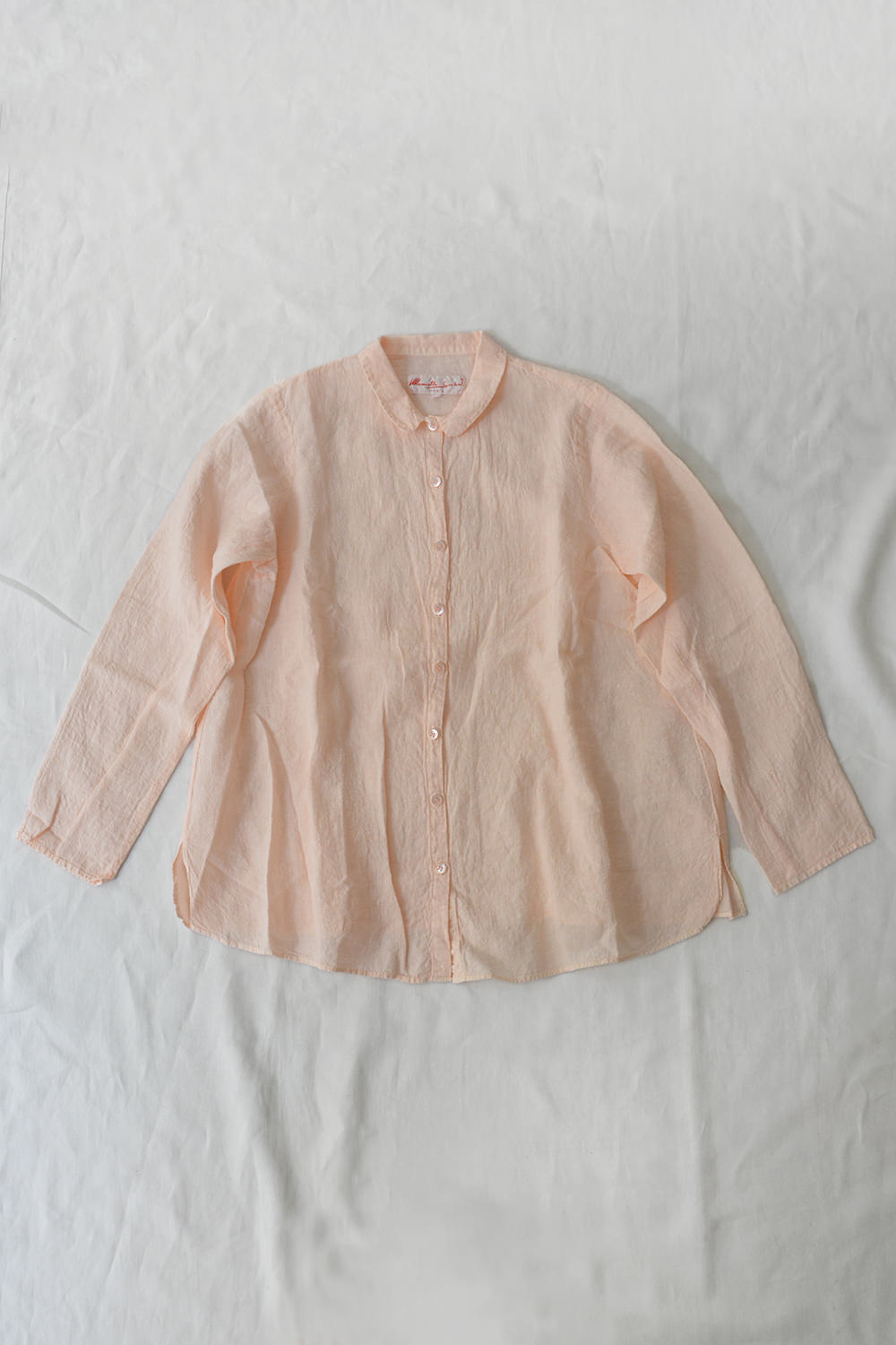 Linen Shirt Oli - Pearl Pink