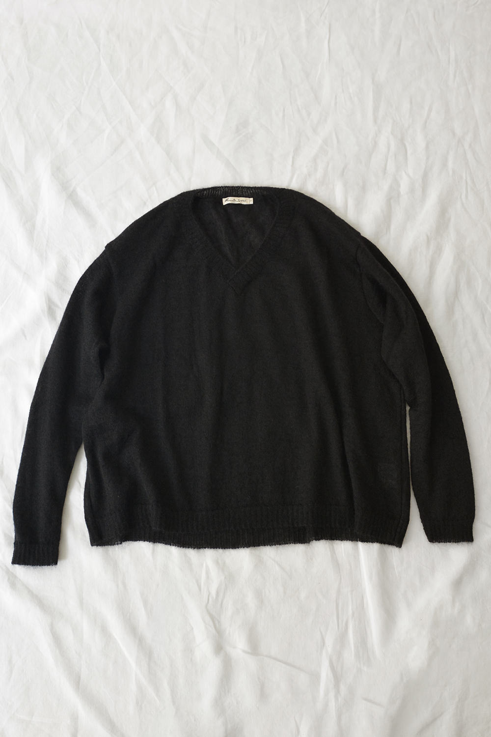 Manuelle Guibal / マニュエルギバル, Oversized Sweater - Black　Top画像