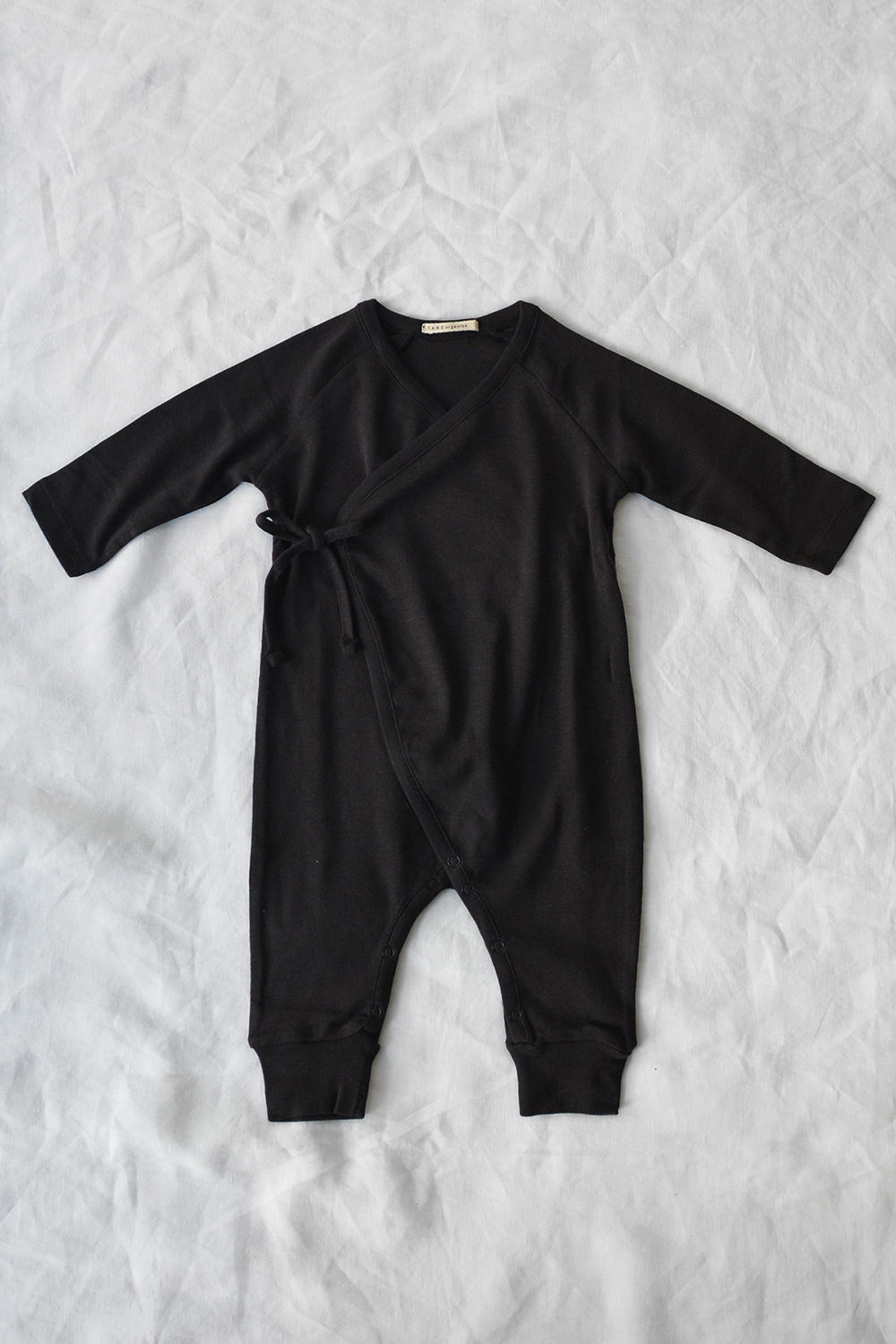 TANE Organic, Coverall - Charcoal　Top画像