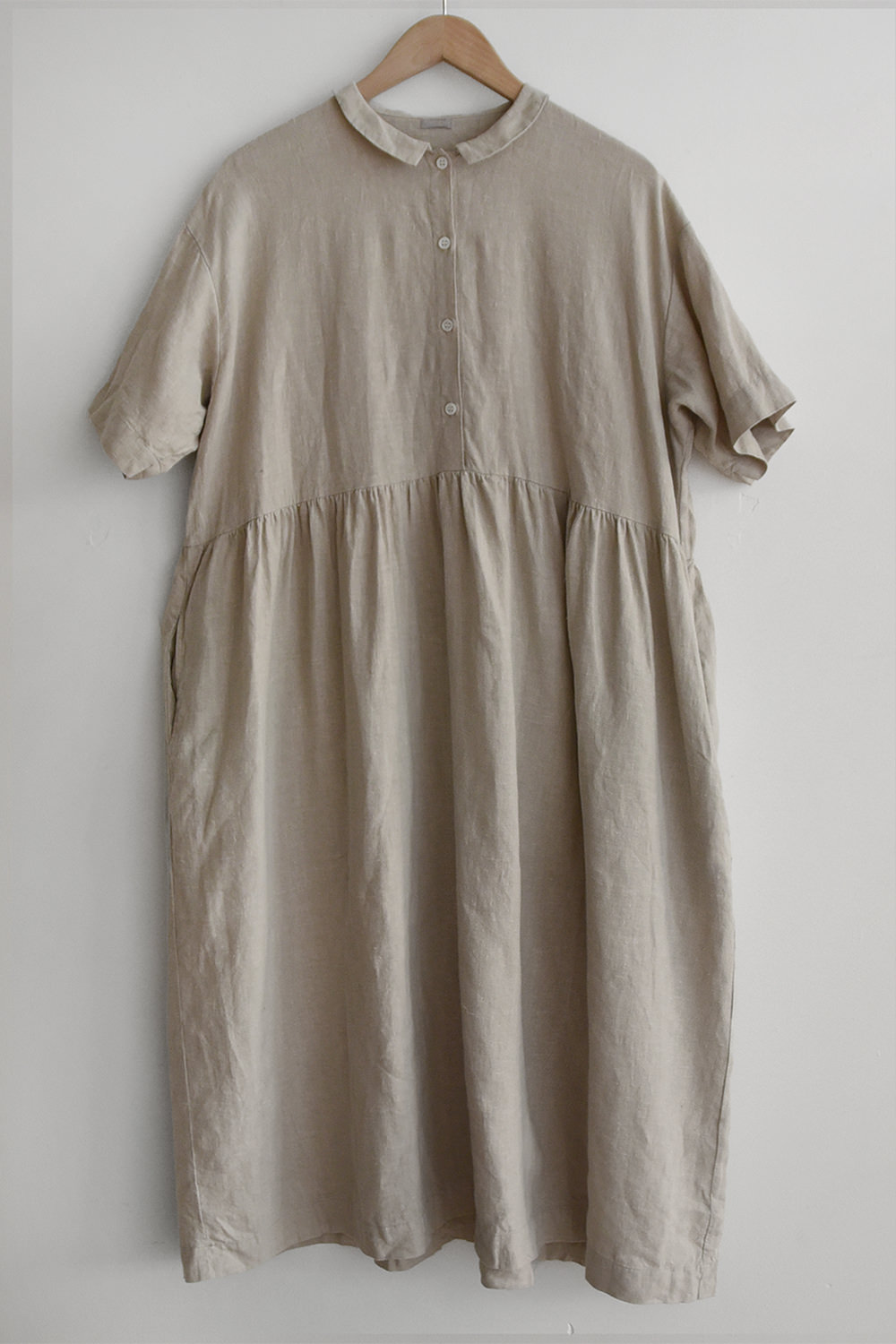MAKIE、マキエ、ウィメンズ、Women's、Dress、ワンピース、リネンワンピース、linen dress、リネンドレス