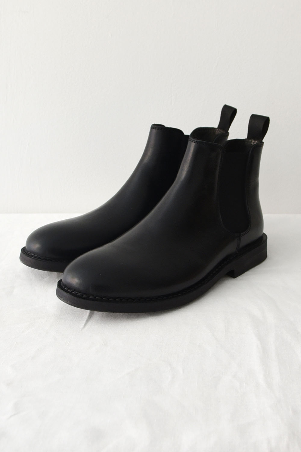 Punto Pigro、プント・ピグロ、women's boots、unisex boots、サイドゴアブーツ、イタリア製、handmade、ハンドメイド、made in italy