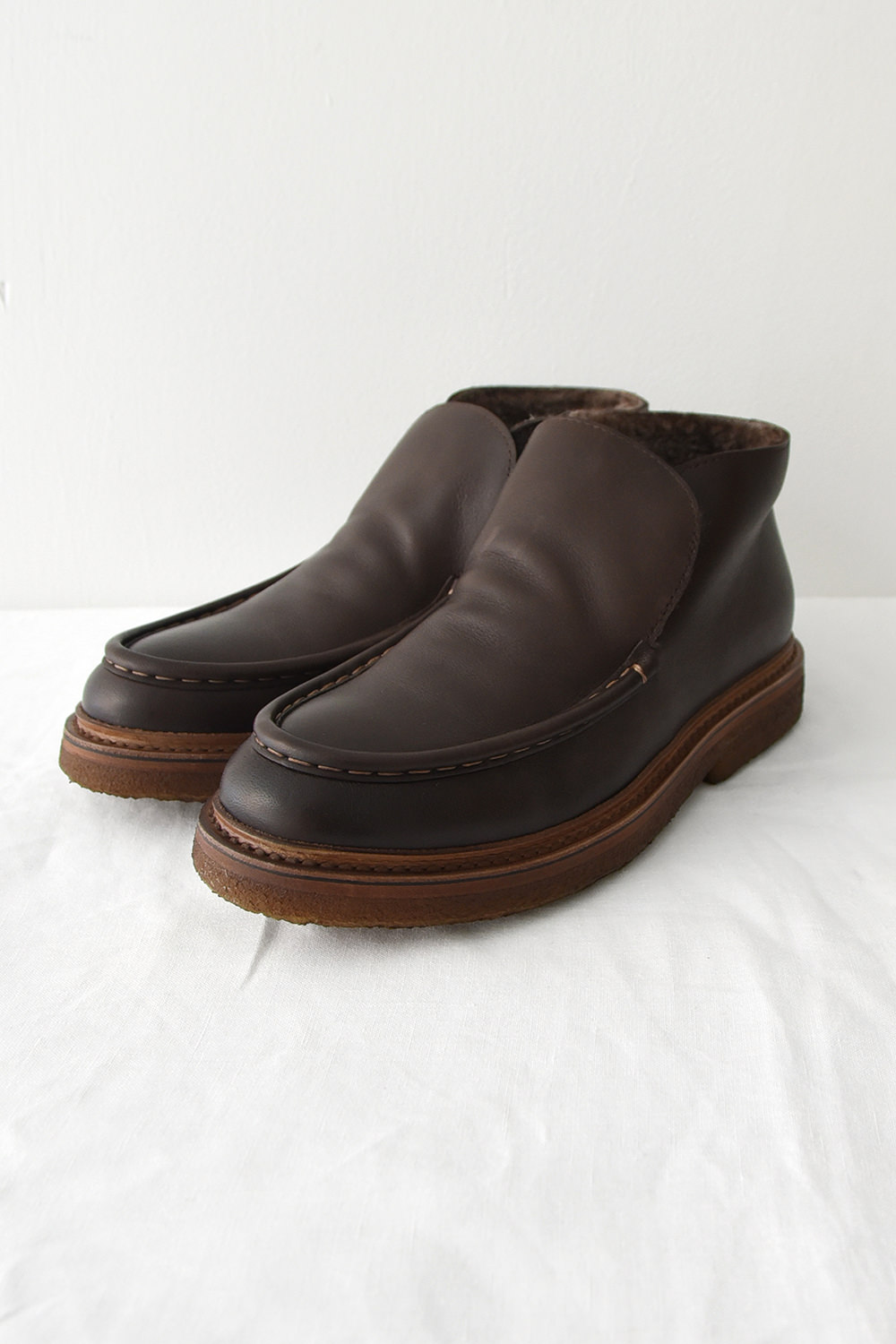 Punto Pigro、プント・ピグロ、women's shoes、unisex shoes、ボアシューズ、boa shoes、イタリア製、handmade、ハンドメイド、made in italy