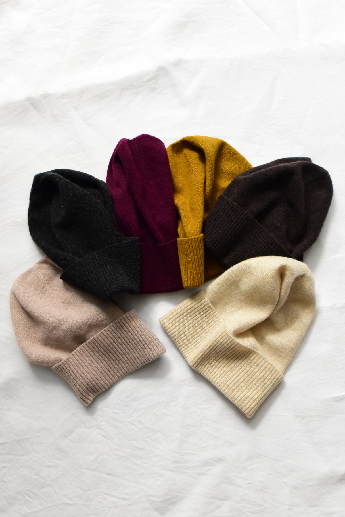 makie、makie home、100% cashmere、 winter item、cashmere、カシミア、cashmere hat、帽子