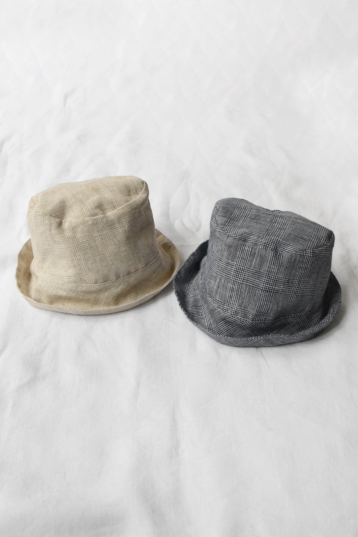 Summer Bucket Hat.Kid's Hat. 軽やかで柔らかな素材のSummer Hat。リネン100%