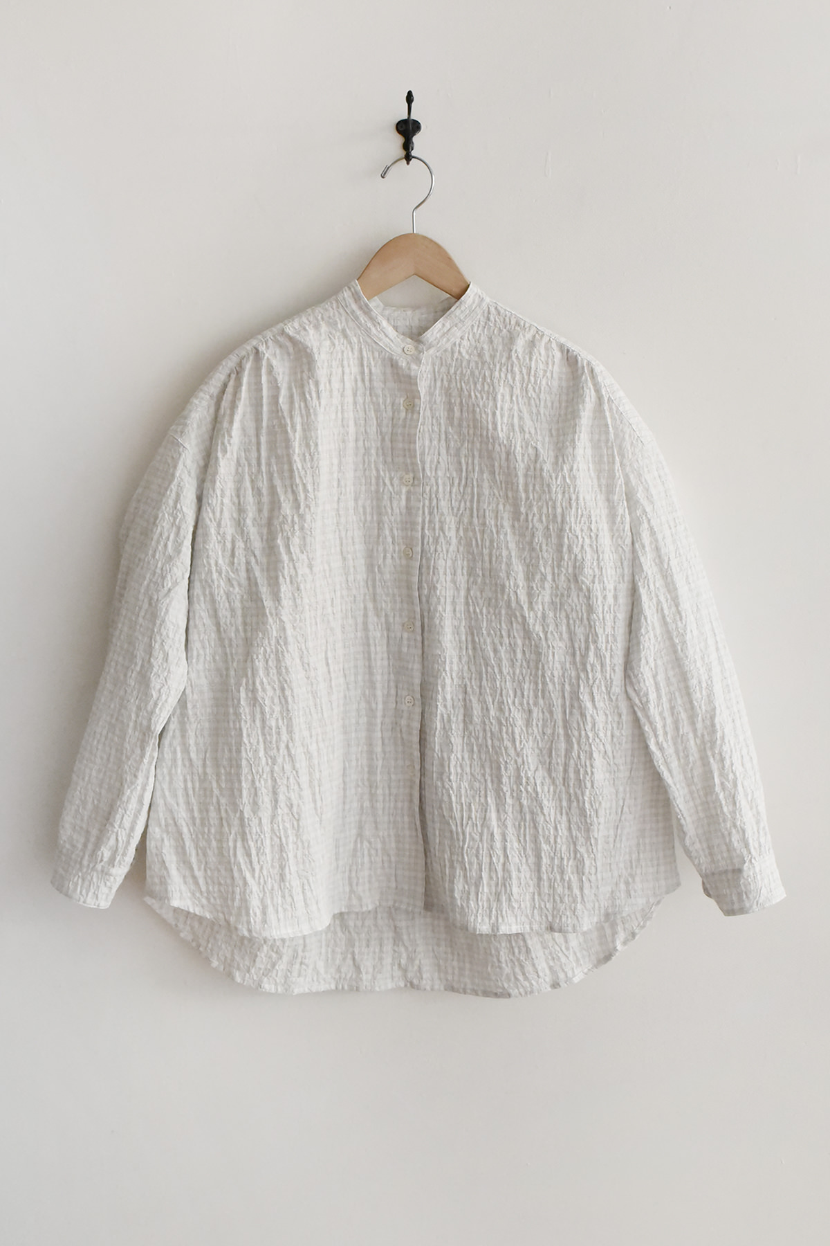 MAKIE、MAKIE HOME、マキエ、ブラウス、コットン、コットンブラウス、シャツ、トップス、Tops、Blouse、women's
