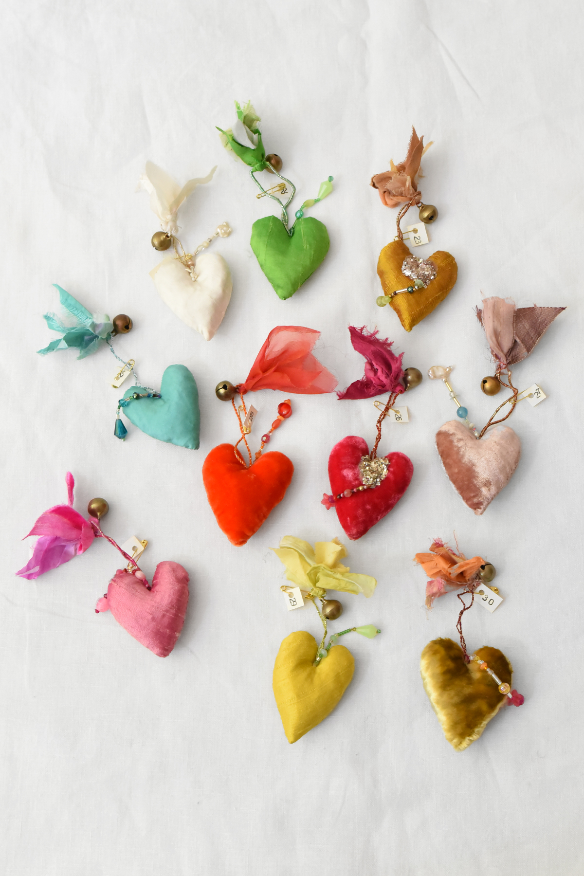 Antonia Rossi, Handmade Heart Ornaments SN101 - Group C