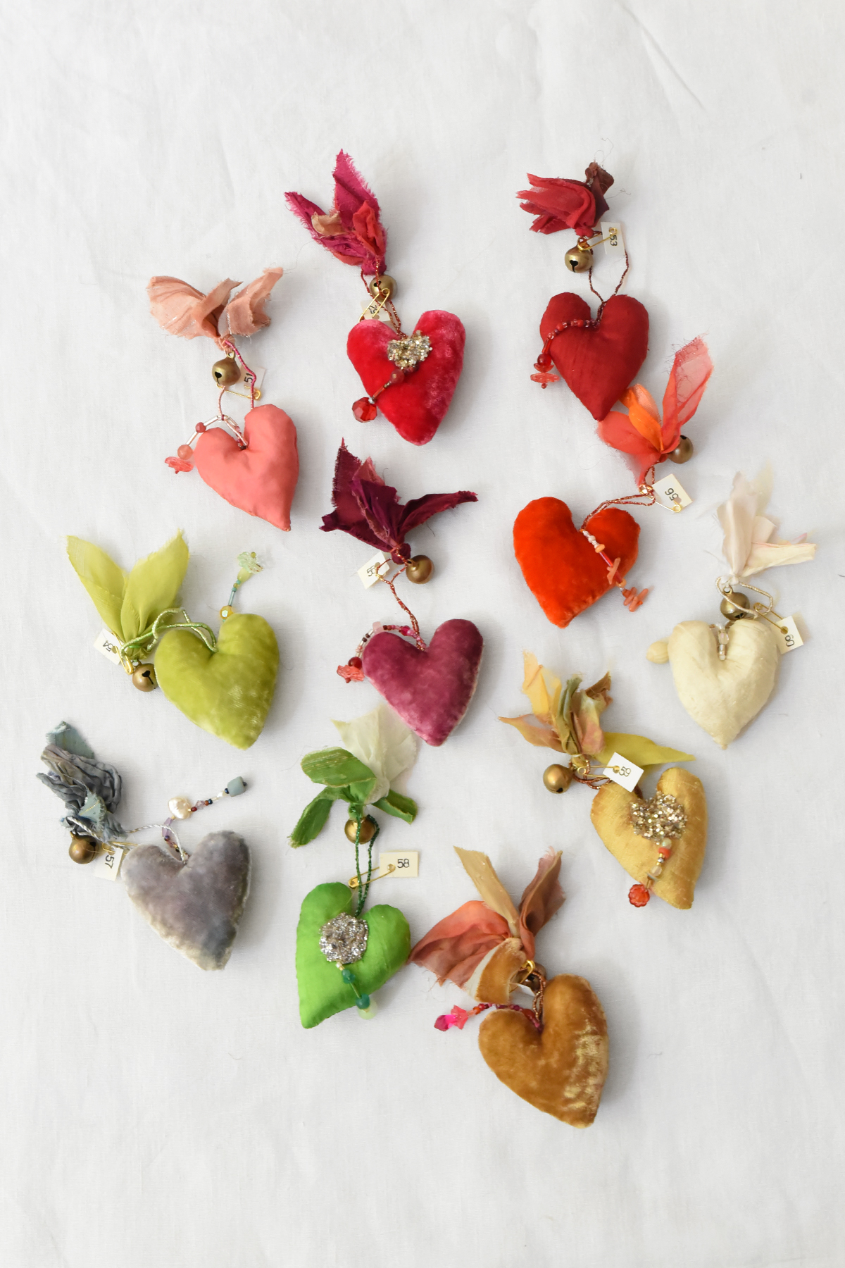 Antonia Rossi, Handmade Heart Ornaments SN104 - Group F