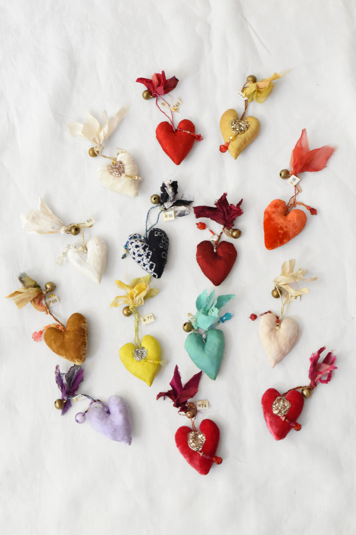 Antonia Rossi, Handmade Heart Ornaments SN105 - Group G