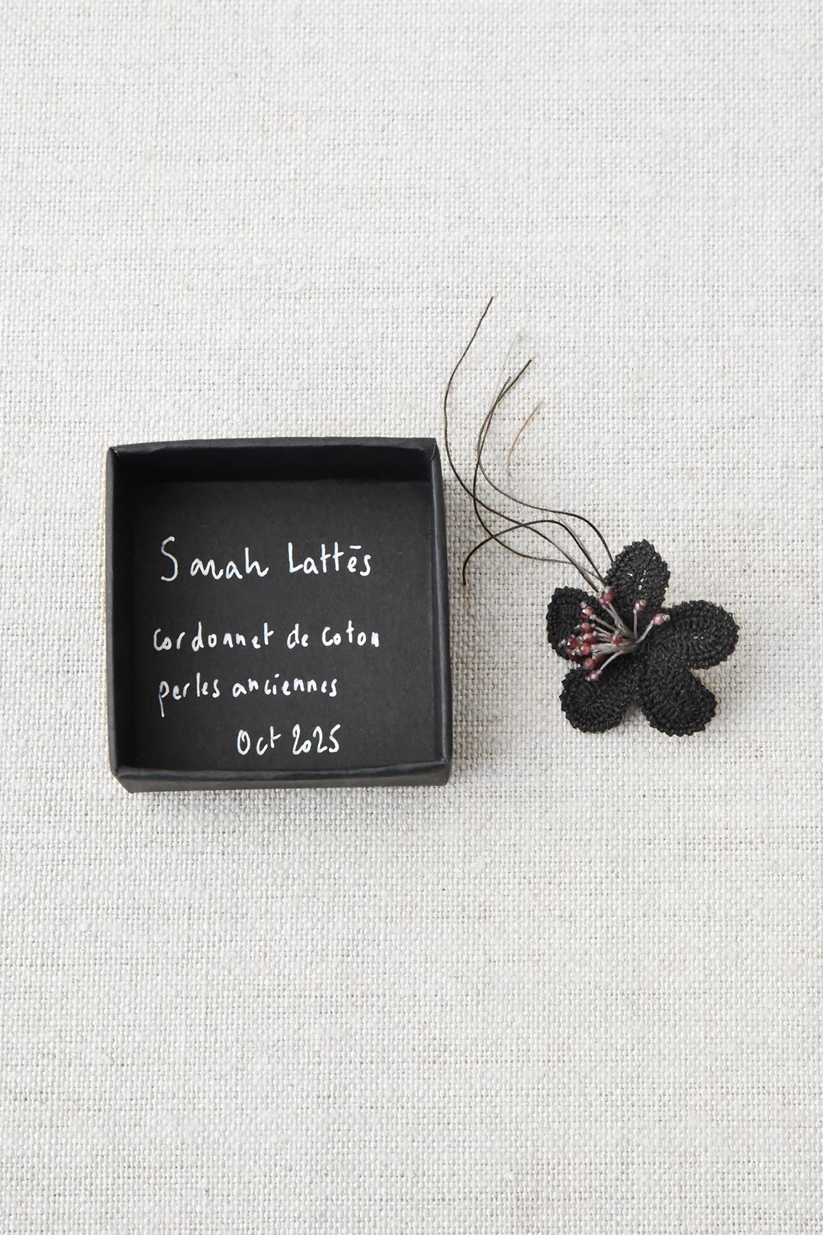 Sarah Lattés、フランス、made in France、ハンドメイド、handmade、brooch、ブローチ、アクセサリー、Accessories