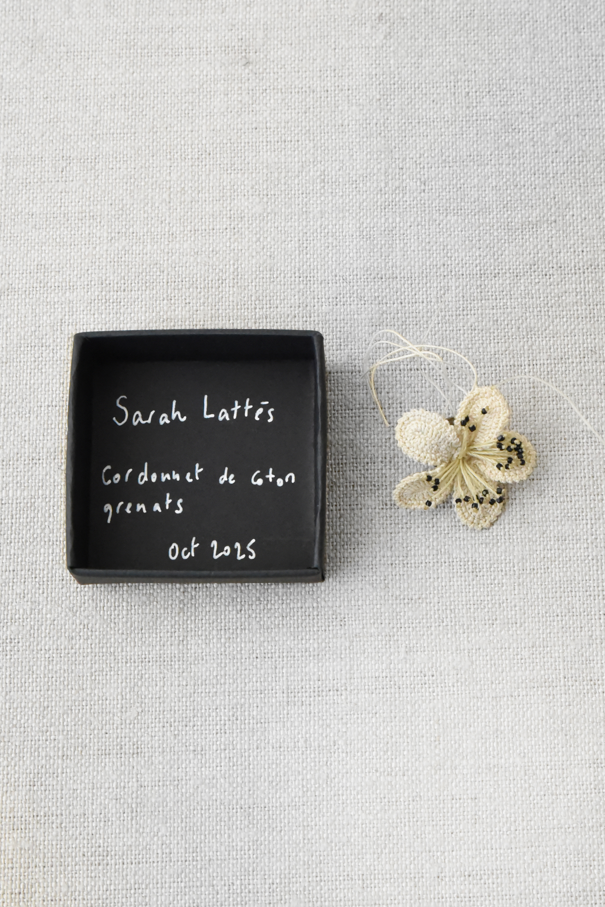 Sarah Lattés、フランス、made in France、ハンドメイド、handmade、brooch、ブローチ、アクセサリー、Accessories