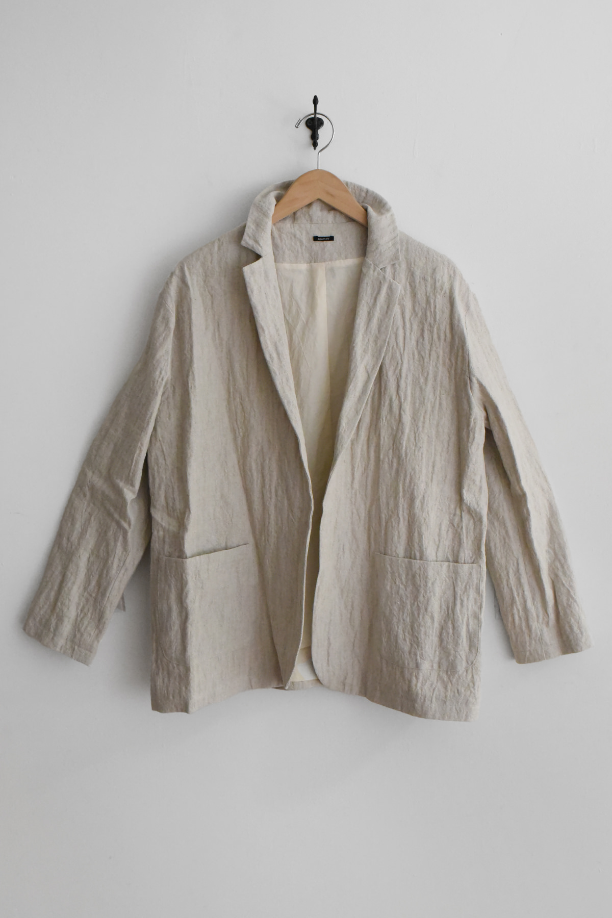 apuntob (a.b)/ アプントビー, P2026 Jacket - Natural ジャケット
