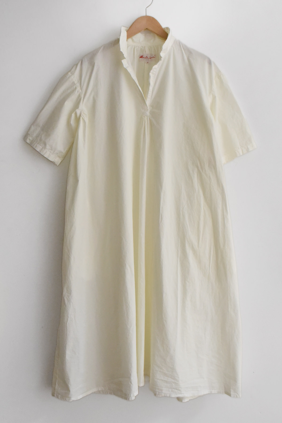 Manuelle Guibal, 7030 Dress Wigwi - Milk　cotton dress ワンピース