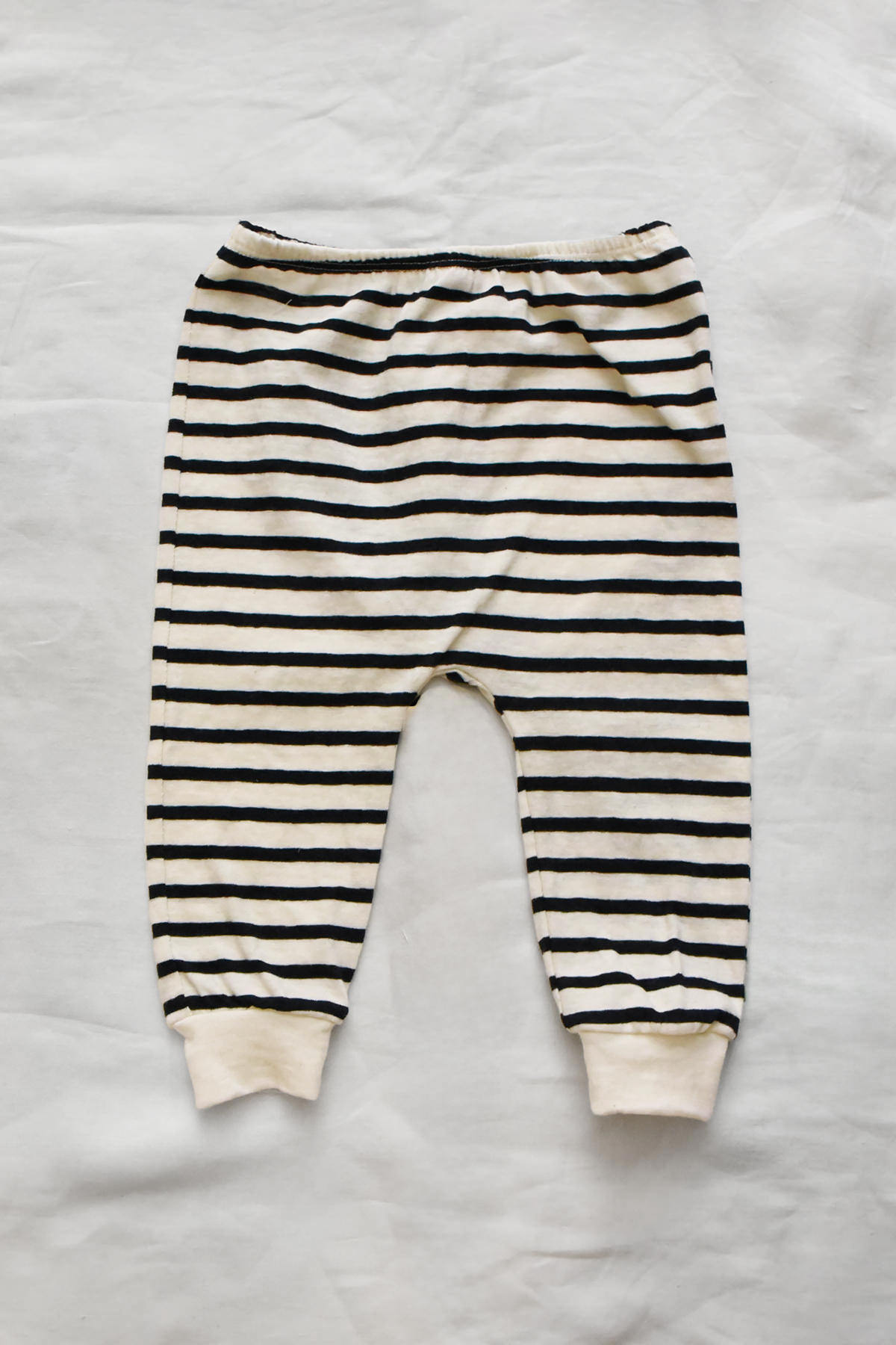 Baby Pants Ocean - Dark Navy Stripe Cotton leggings コットンパンツ ベビー