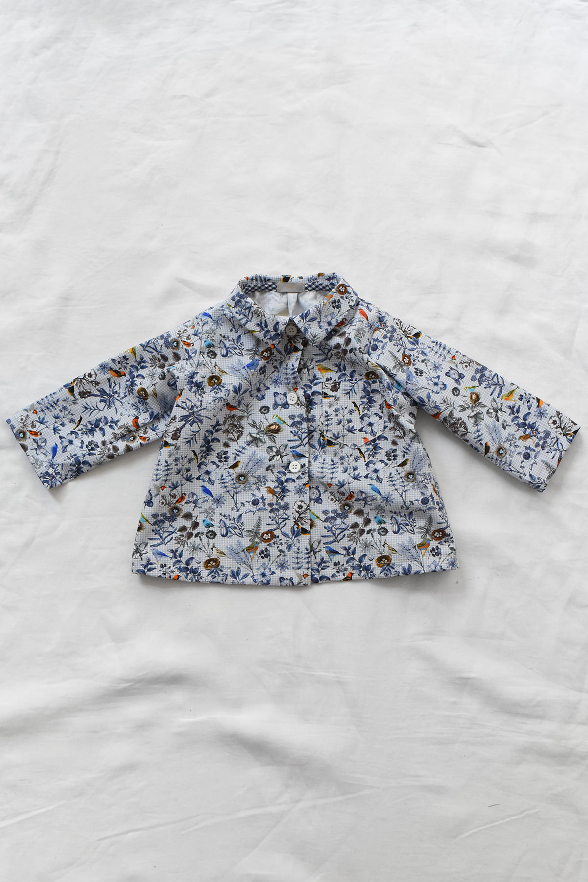 Blouse Otis - Blue Bird コットンブラウス キッズブラウス
